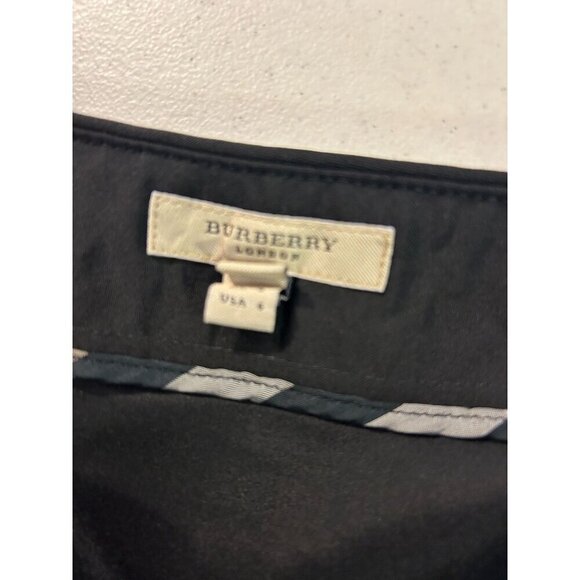 Burberry London Black Knee-Length Women's Skirt US Size 6 - Picture 5 of 6